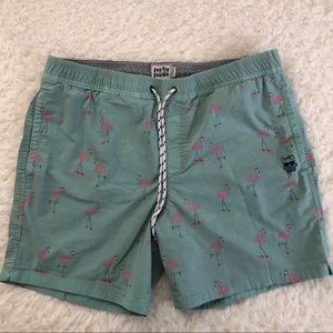 Party Pants Flamingo Board Shorts